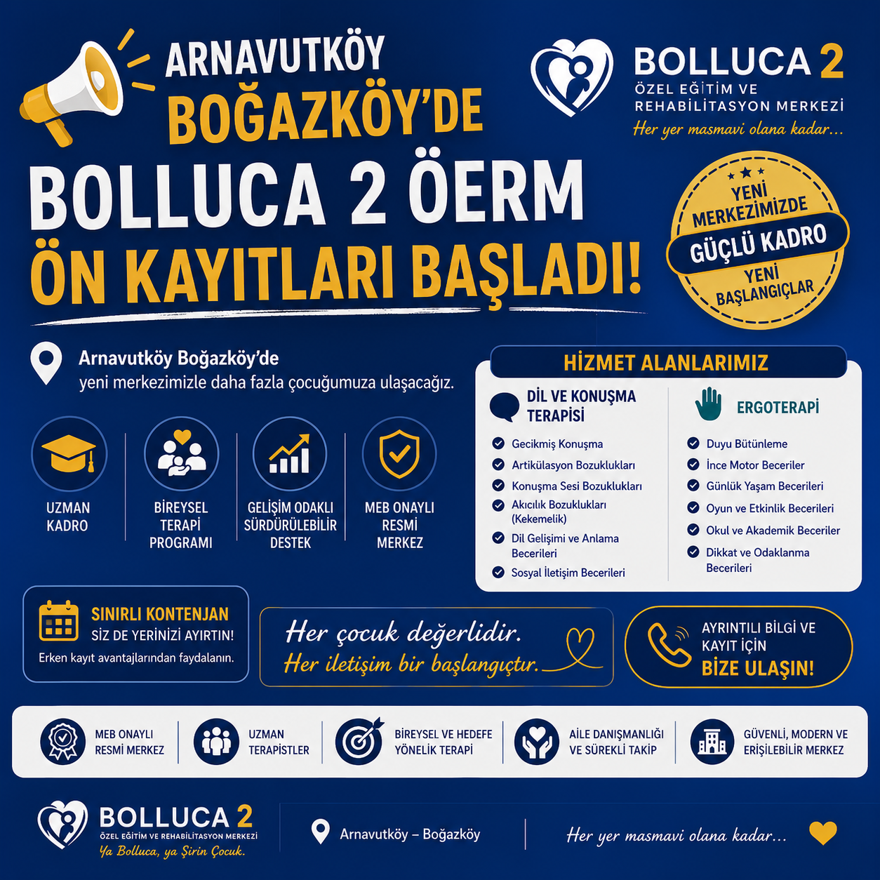Arnavutköy Boğazköy'de Bolluca 2 ÖERM Ön Kayıtları Başladı
