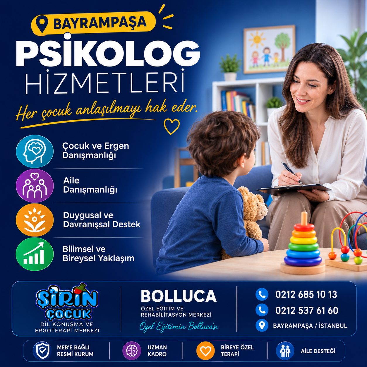 Bayrampaşa Psikolog Hizmetleri
