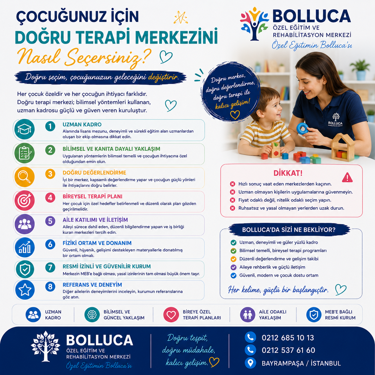 Çocuğunuz İçin Doğru Terapi Merkezini Nasıl Seçersiniz?