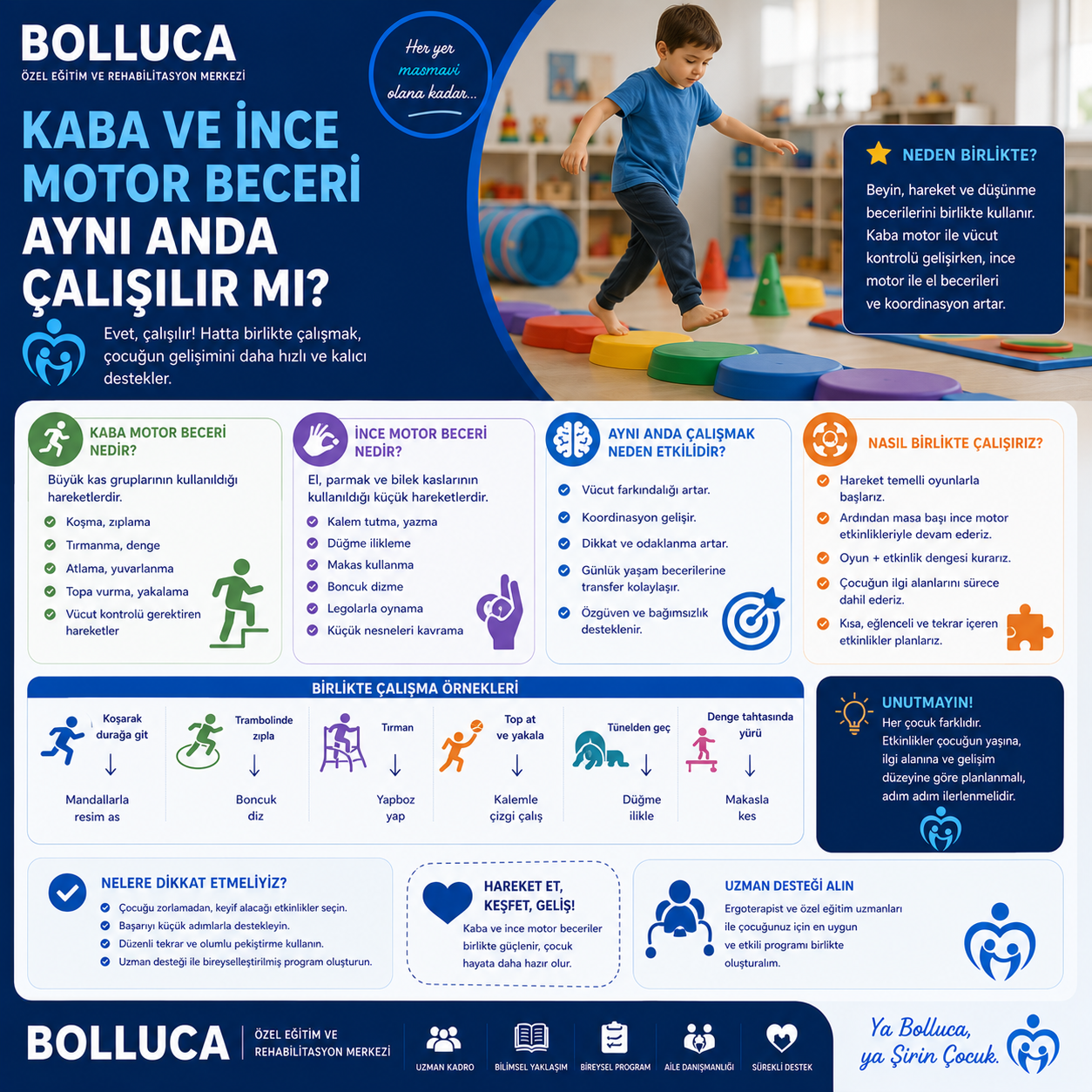 Kaba Ve İnce Motor Beceri Aynı Anda Çalışılır mı?