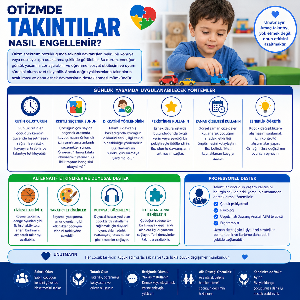 Otizmde Takıntılar Nasıl Engellenir?