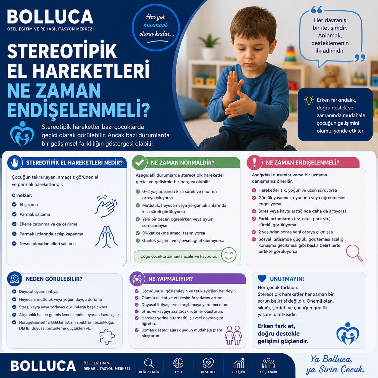 Stereotipik El Hareketleri, Ne Zaman Endişelenmeli?