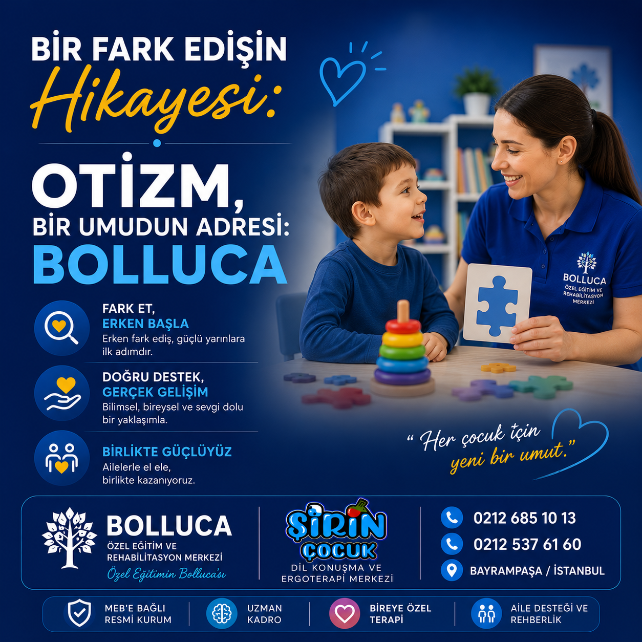 Bir Fark Edişin Hikayesi: Otizm, Bir Umudun Adresi: Bolluca
